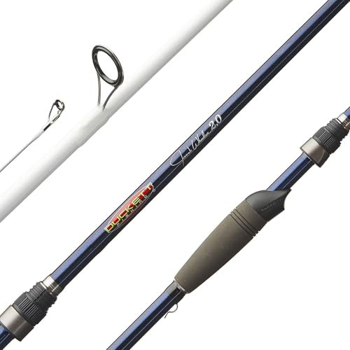 Duckett Fishing Jacob Wheeler Signature 2.0 Casting Rods, Spinning & Crankin' Rods, Pro Angler Designed, Extremely Lightweight & Balanced Sensi-Touch Multi-Modulus Blanks - size: 6'10" Medium Light Fast Spinning