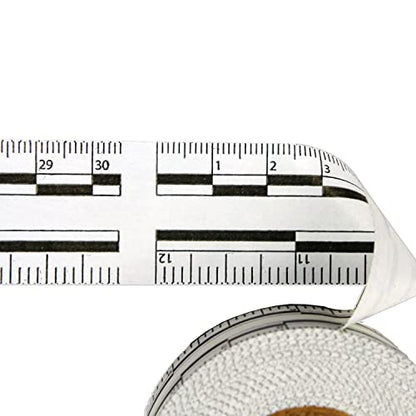Crime Scene Photomacrographic Scale, Adhesive Tape (1 x 500 inch) - size: 1 x 500 inch