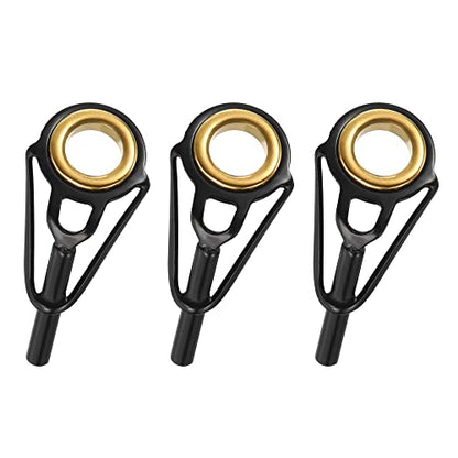 PATIKIL Fishing Rod Tips Repair Kit Stainless Steel Ring Guide for Saltwater Freshwater Fishing - size: 2mm