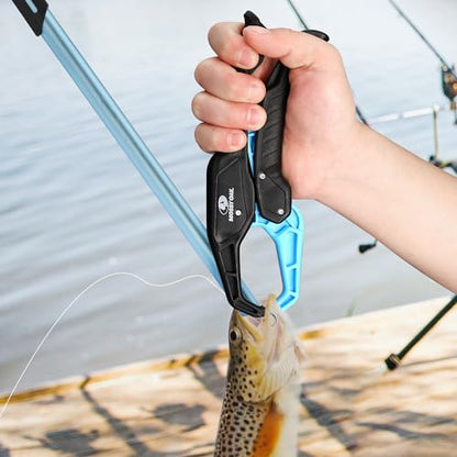Mossy Oak Fishing Tools Kit- Fishing Plier, Fish Lip Gripper, Multifunctional Fishing Hook Remover with Lanyards Sheath, Saltwater Resistant Fishing Accessories & Equipment, Fishing Gifts for Men - style: 3pc fishing tool kit