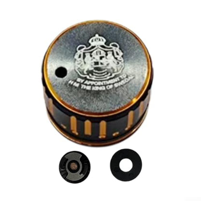 Fishing Reel Brake Knob, Spool Mechanical Brake Knob With Internal Sound Kit, Aluminum Alloy Replacement Parts With Gear Mechanical Spool For Abu Garcia 3/3.5/4 P5 Baitcasting Reel(blue) - color: blue