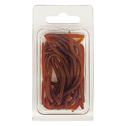 Lures Baits Soft Artificial Earthworm Freshwater Saltwater Bass Soft Lures Fishing Accessories Lifelike-Fake Bloodworm-grub - color: 8cm20 packs