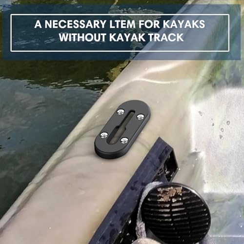 Kayak Track, Kayak Low Profile Track,Kayak Rail, Kayak Accessories Mount Track, Kayak Paddle Holder Kayak Gear Track for Fishing Rod Holde,Fish Finder, Kayak Rod Holder,Anchor Cleats - size: 4 INCH/2 PCS