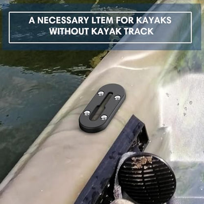 Kayak Track, Kayak Low Profile Track,Kayak Rail, Kayak Accessories Mount Track, Kayak Paddle Holder Kayak Gear Track for Fishing Rod Holde,Fish Finder, Kayak Rod Holder,Anchor Cleats - size: 4 INCH/2 PCS