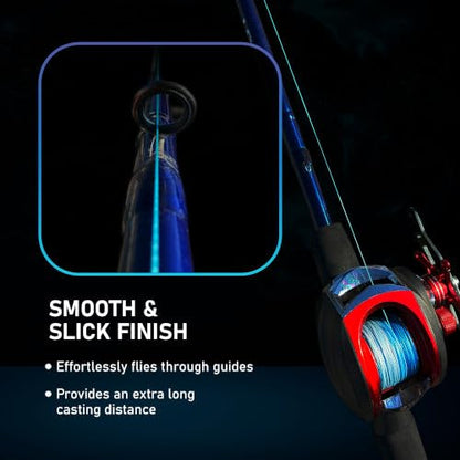 Reaction Tackle Braided Fishing Line - Strong Abrasion-Resistant Smooth Casting Zero Stretch PE Braid Line - Saltwater & Freshwater Fishing - color: X8 Hi Vis Orange, size: 15 Lb (500 Yards)