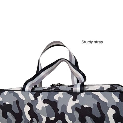 Portable Fishing Rod Bag Collapsible Fishing Bag Large Capacity Outdoor Nylon Carrying Case - size: 40CM Lenght-Black
