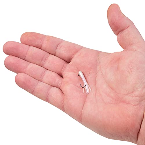 Berkley PowerBait Pre-Rigged Atomic Tubes Fishing Soft Bait - color: Pearl, size: 1/64 oz