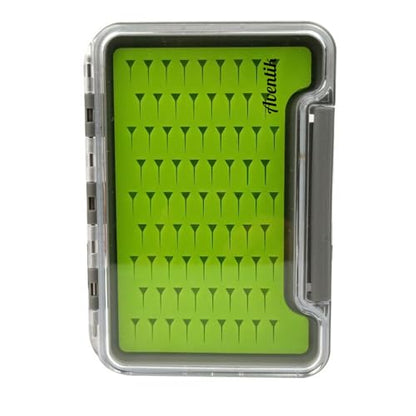Aventik Fly Fishing Boxes Silicone Super Slim Fishing Storage Fishing Tackle Case Waterproof Best Pocket Sizes 7.36"X4.02"X0.63"/5.39"X3.74" X0.63''(1pcs-g048mb) - style: 1PC-G048MB:5.39"X3.74" X0.63"