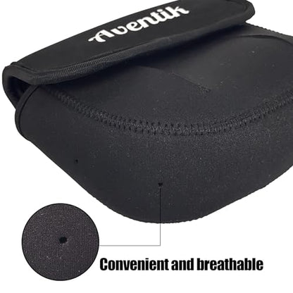 Aventik Fishing Spinning Reel Cover Pouch, Fishing Reel Protective Case, Compatible with 3000-7000 Series Spinning Reels Storage, 3 Sizes Choices (1 PACK, S(UP to 3000)) - style: 1pack-s(up to 3000)