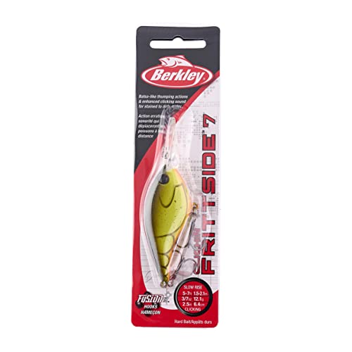 Berkley Clickin' Frittside Hard Bait - color: Firetail Green Craw, size: 2 1/2in - 3/7 oz