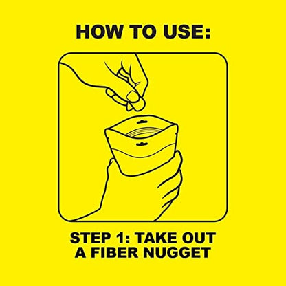 Team Catfish Fiber Nuggets with Fishing Bait Bag & Hooks, Gizzard Shad | 6 oz fiber nuggets, baitfish blood, nightcrawler, gizzard shad, slow-dissolve chum trail, resealable bag, 2 Jackhammer Hooks