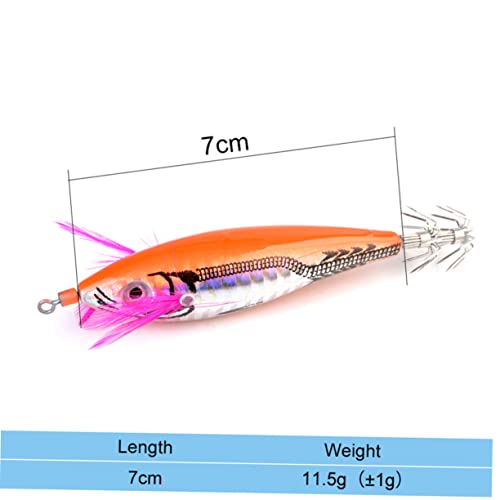 Outanaya 4Pcs Fishing Lures Durable Fishing Baits for Adults Random Colors for Freshwater and Saltwater Fishing Essential Fishing Tools for Enthusiasts