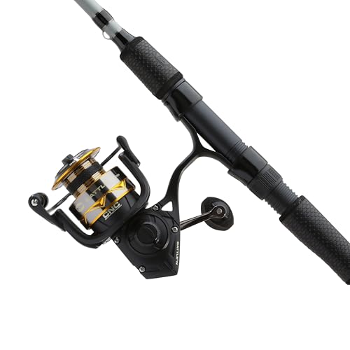 Penn Battle IV Spinning Reel and Fishing Rod Combo - size: 2500 Size Reel - 7' - Medium Light - 1pc, style: Battle IV Le