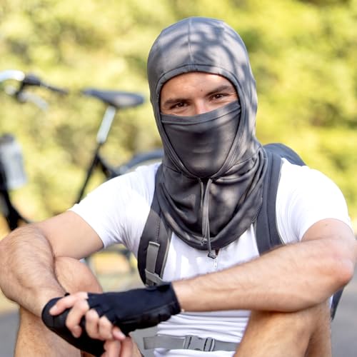 Patelai 6 Pcs Summer Balaclava UV Face Mask Sun Protection Cooling Hood Full Head Face Cover for Women Men Cycling Fishing - color: Bright