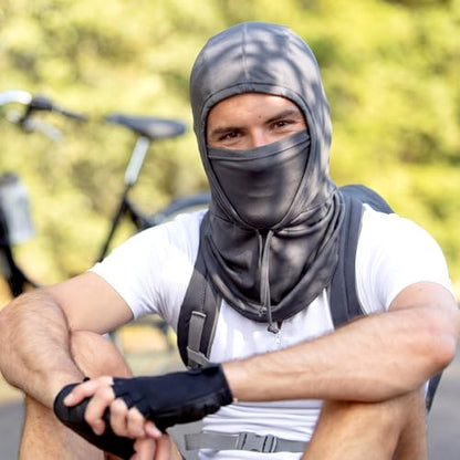 Patelai 6 Pcs Summer Balaclava UV Face Mask Sun Protection Cooling Hood Full Head Face Cover for Women Men Cycling Fishing - color: Bright