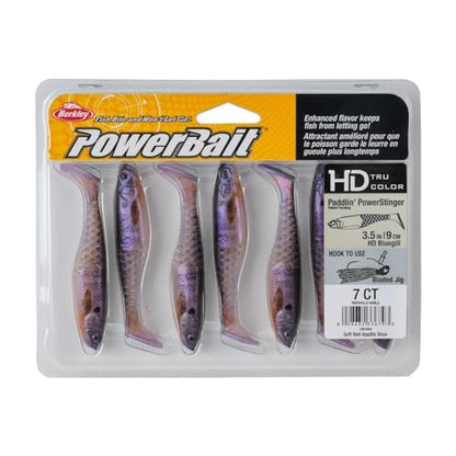 Berkley PowerBait Paddlin' PowerStinger Fishing Soft Bait - color: HD Bluegill, size: 3 1/2"