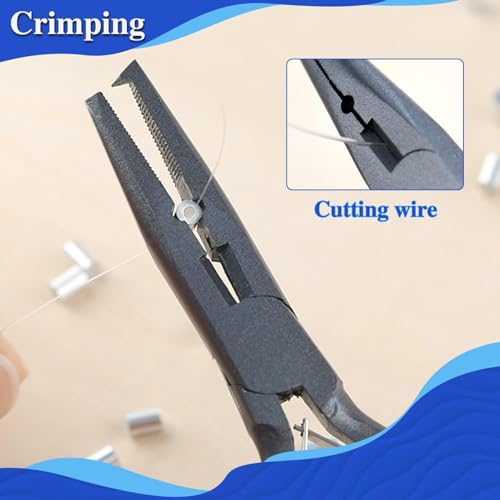 SPEEDWOX Fishing Pliers Hook Remover - Saltwater Gear With Line Cutter, Crimping Tool, Clippers, Pistol Grip Split Ring - style: Fishing Pliers with Lanyard