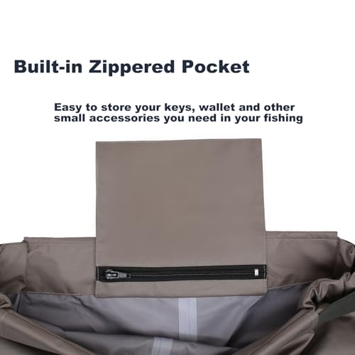 Raprance Breathable Stockingfoot Waist High Fishing Wading Pants Waders - size: Large