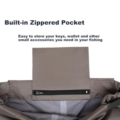 Raprance Breathable Stockingfoot Waist High Fishing Wading Pants Waders - size: Large