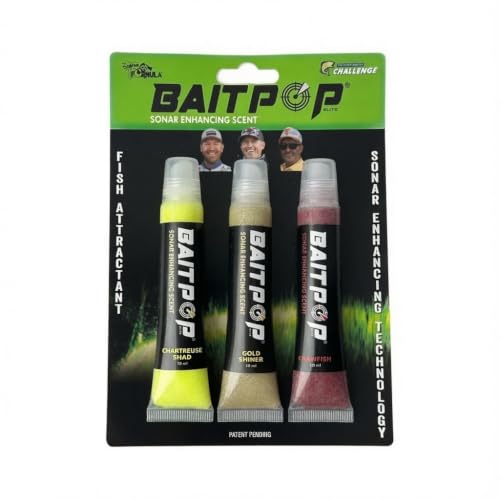 Elite Pro Pack - 3 Count 20ml Elite Tubes with Sparklscales - color: Scott Martin #1 - Chartreuse Shad, Gold Shiner, Crawfish Red