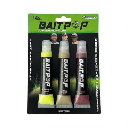 Elite Pro Pack - 3 Count 20ml Elite Tubes with Sparklscales - color: Scott Martin #1 - Chartreuse Shad, Gold Shiner, Crawfish Red
