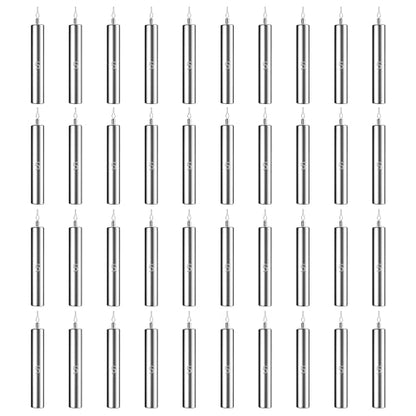 Lead Fishing Weights Sinkers, 1/8 oz, 3/16 oz, 1/4 oz, 3/8 oz, 1/2 oz, 3/4 oz Small Drop Shot Weights with Barrel Swivels for Saltwater Freshwater Fishing Bass Catfish Fishing - size: 3/16oz-40pcs