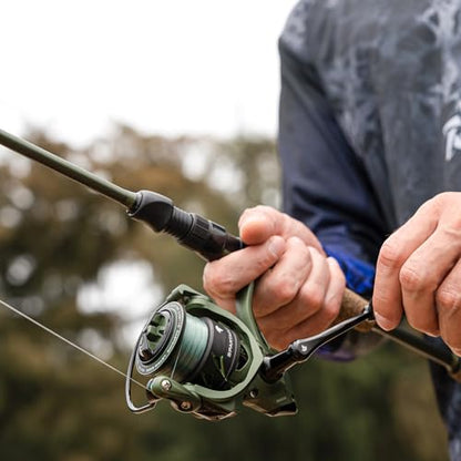 KastKing Spartacus II Twin-Tip Fishing Rod and Reel Combo, Spinning & Casting Combo, Fishing Poles and Reels Combo, KastFlex IM6 Graphite Blanks, 2-Piece Rods with Extra Tip - style: Spin-6'8'' Ml-2000 Reel (2 Pcs+ Extra Tip)