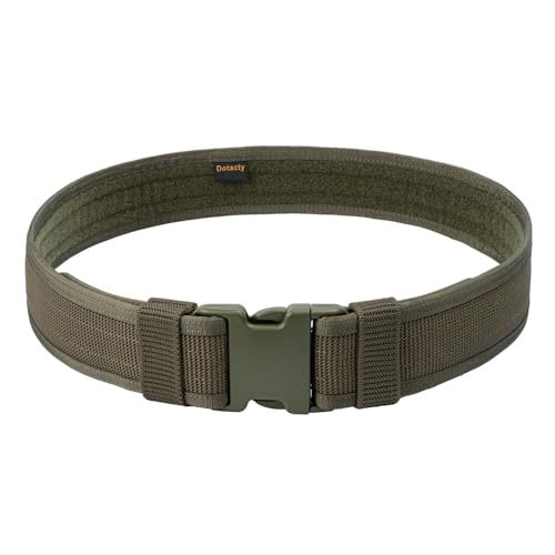 Security EMS EMT Firefighters Work Belt 2" Wide Camping Hiking Utility Tool Belt Airsoft Paintball Gear Holster Belt - color: Green(2 Inch Width), size: Medium