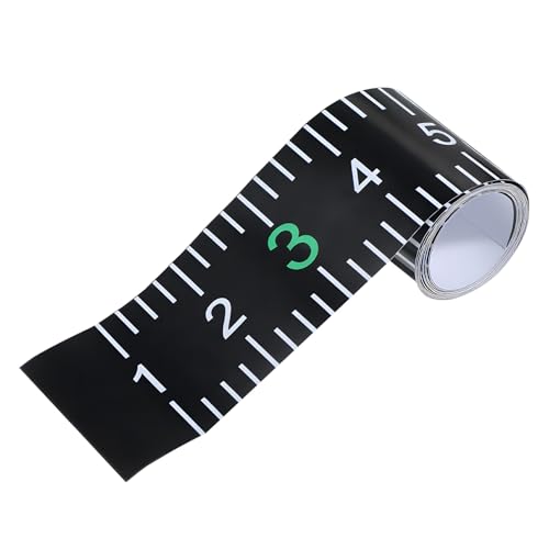 Fishing Ruler Fish Measuring Tape Tool Self Adhesive Reflective Boats Ruler 51" for Boat Fish Measuring Board Waterproof Fishing Boat Accessories for Fishs Boats Sailboats Yachts Kayaks