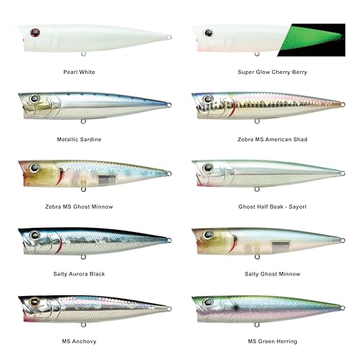 LUCKY CRAFT SW G-Splash 120 Saltwater Topwater Popper, 4.75” Floating Lure with Cupped Face, Long Casting Surface Fishing Lure, Fishing Gear and Accessories