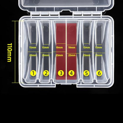 Fishing Line Storage Case Line Spool Box with Holes Durable Easy to Use Fishing Line Case Visibility for Camping Hiking