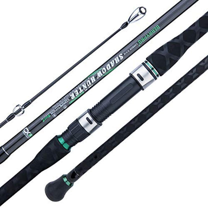 BERRYPRO Surf Spinning Rod IM8 Carbon Surf Fishing Rod (9'/10'/10'6''/11'/12') - style: 12'-casting-2pc