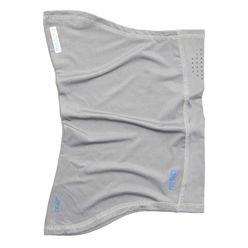 HOT SHOT Cooling Fishing Gaiter - UPF 50 Sun Protection – Breathable Face Mask - color: Gray