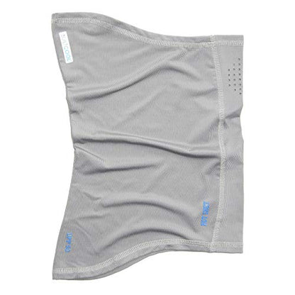 HOT SHOT Cooling Fishing Gaiter - UPF 50 Sun Protection – Breathable Face Mask - color: Gray