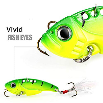 Sougayilang Spinner Spoon Blade Swimbait Freshwater Saltwater Fishing Tackle Lures and Baits-4pcs