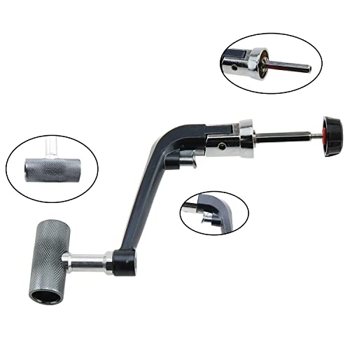 Fishing Reel Rotary Knob Power Handle 5000-7000 Series for Spinning Reel Grip Parts, Metal Handle