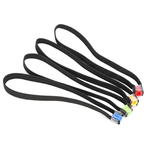 4Pcs Fishing Tippet Spool Ring, Lightweight Fishing Line Spool Band Ring, Elastic Fabric Tippet Wire Loop, 3.35in Portable Leader Line Holder Rings Tackle for Winder