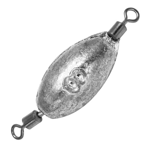 Zorfeter Inline Fishing Weights, Trolling Sinkers Quick Set Up Swivel Weights, Lead Sinkers for Catfishing/Offshore Fishing - size: 8g/0.25oz-20 pcs
