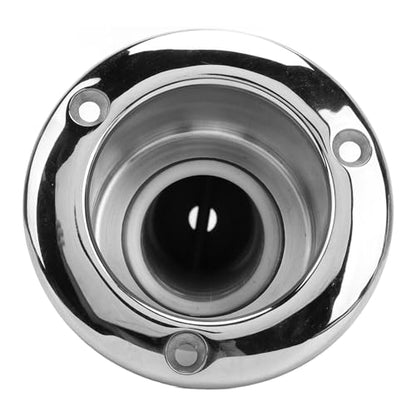 Boat Rod Cup Holder, 2 in 1 Stainless Steel Fishing Rod Holder No Drilling Quick Mount, Universal Heavy Duty Marine Storage Bracket for Yacht Ship Kayak Fishing Accessories