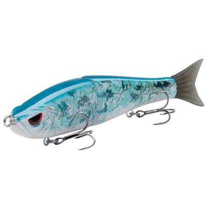 Bassdash SwimShad Glide Baits Jointed Swimbait Bass Pike Salmon Trout Muskie Fishing Lure,3-Pack - color: Grunge Camo + Highland + Ocean Digital, size: 7in/2.2oz