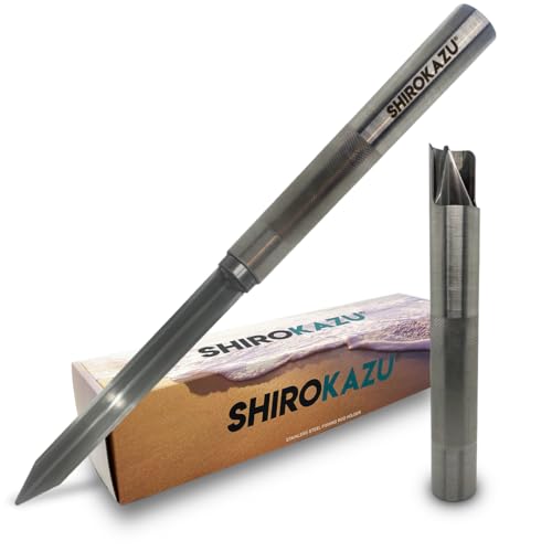 Hand Welded Surf Fishing Rod Holder Sand Spike – Marine Grade 316 Stainless Steel Beach Fishing Rod Holder, Portable Heavy Duty Ground Spike