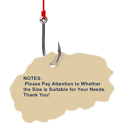 300PCS Small High-Carbon Steel Barbed Fishing Hooks,Hole,10 Sizes | Small High-Carbon Steel Barbed Fishing Hooks with Holes, 10 Specifications of Fishing Hooks, Portable Boxed Hooks