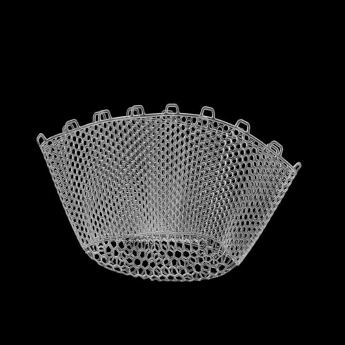 Rubber Fishing Net Replacement Hook Resist Fishing Nets for Fly Fish Landing Net, Trout Nets,Rubber Mesh Bag 4 Size - color: White, size: S:Fits Hoop 11.81"-13"|Net Dia 11.81"|Depth 9"