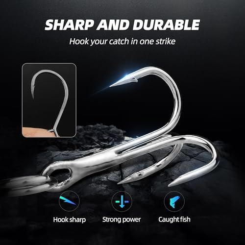 Tail Spinner Jigging Spoons – 3PCS Hard Baits, 3 Unique Styles – Sinking Vibration Bait for Bass, Pike, Trout – Freshwater & Saltwater Fishing Lure Set
