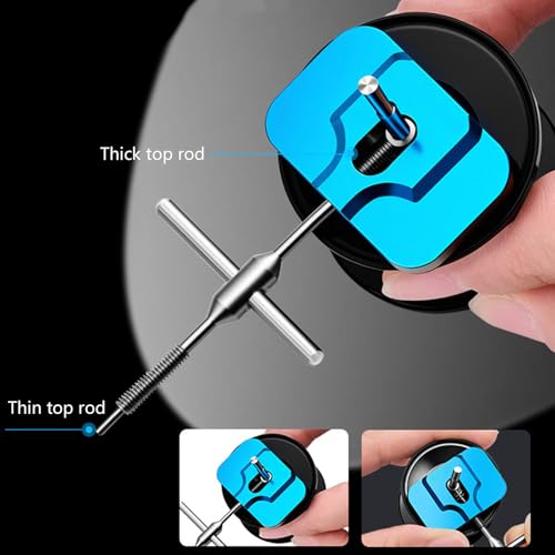 Spool Disassembling Wrench Reel Bearing Pin Remover Wheel Remover Tool Fishing Reel Ball Bearing Maintenance Aluminum Alloy Fishing Tool - color: Set Black