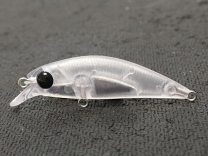 10 Blank Unpainted Minnow Crankbait Topwater Lipless Jerkbait Fishing Lures V5 - color: UPM273P10