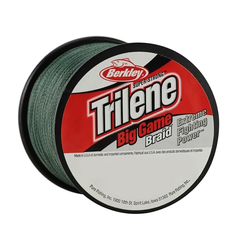 Berkley Trilene Big Game Braid Fishing Line - color: Lo-Vis Green, size: 50lb - 328yd