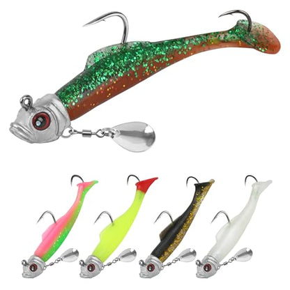 Soft Fishing Lure Set - size: Medium