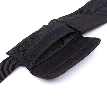 Scuba Weight Belt, 4 Pocket Freediving Dive Diving Accessories - fit for Waist 32" to 52" - color: Hook and Loop