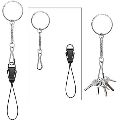 YOUOWO 10Pcs Lanyards Detachable with Plastic Buckle | Lightweight,for USB,Phone,Keys etc - color: 10 Pack Finger Ring Lanyard